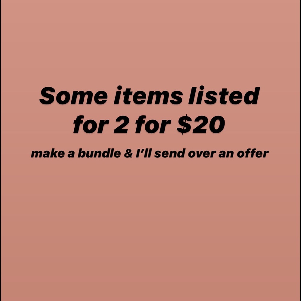 2 for $20 SALE